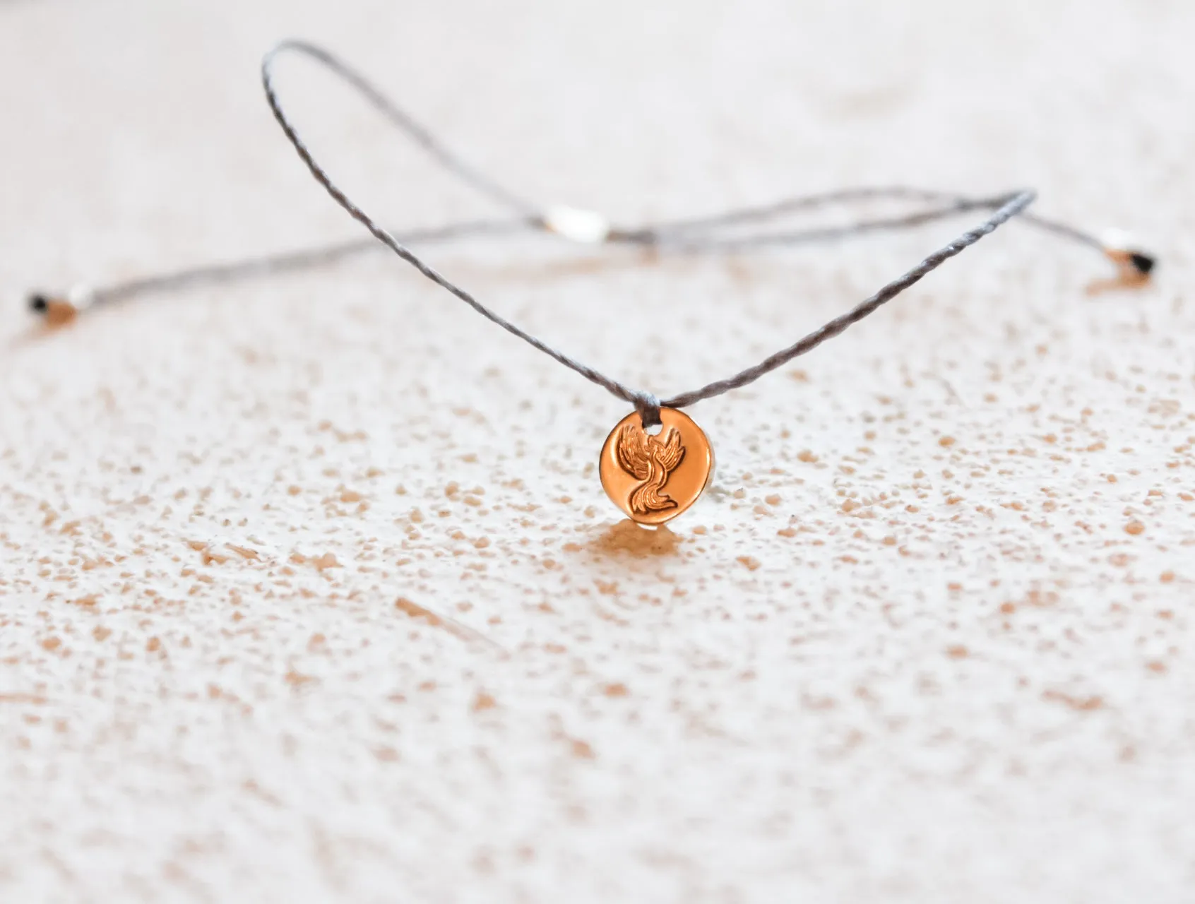 Phoenix Bird Cord Bracelet