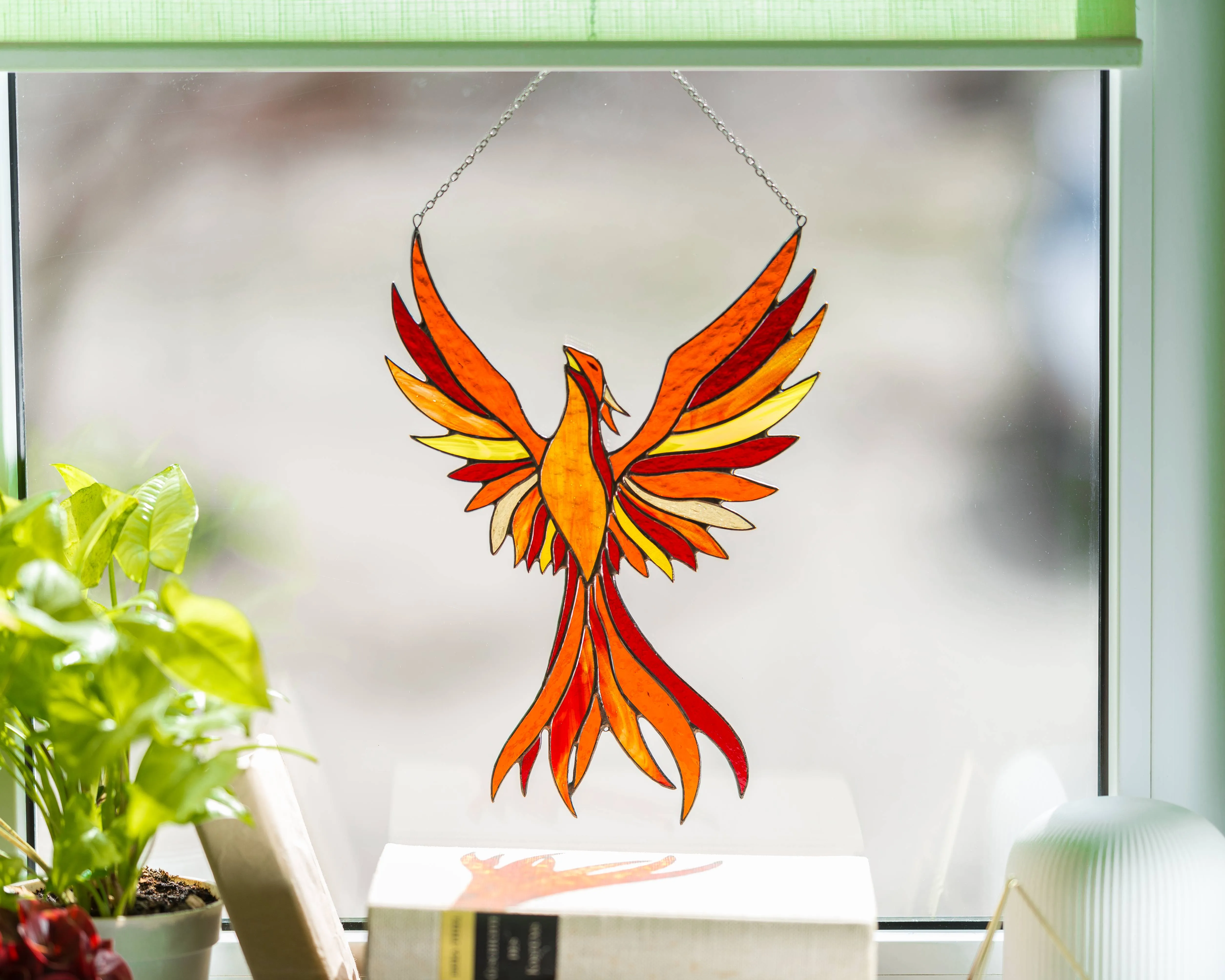 Phoenix-firebird Suncatcher Window Hangings