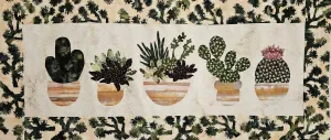 Pine Needles Prickly Pots Traditional Applique Quilt Kit PP01