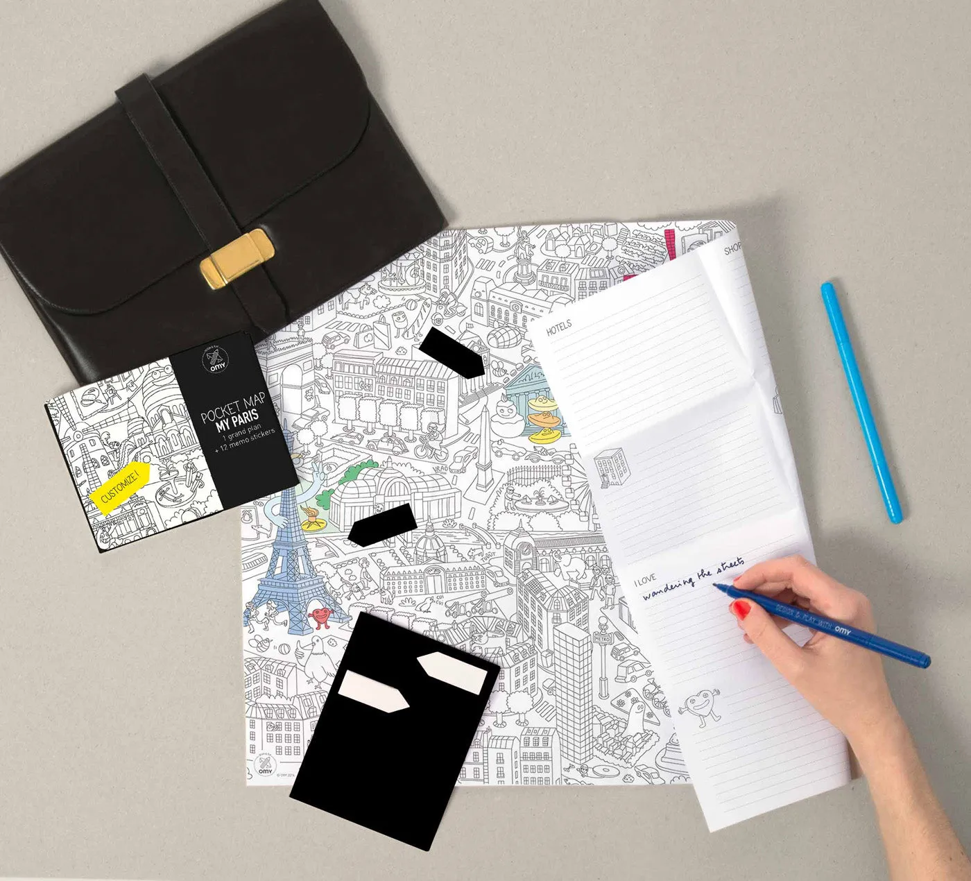 Pocket Map Coloring - Paris