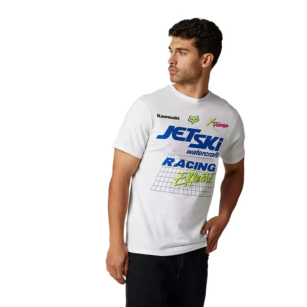 Polera Lifestyle Kawasaki Wet 'N' Wild Blanco Fox
