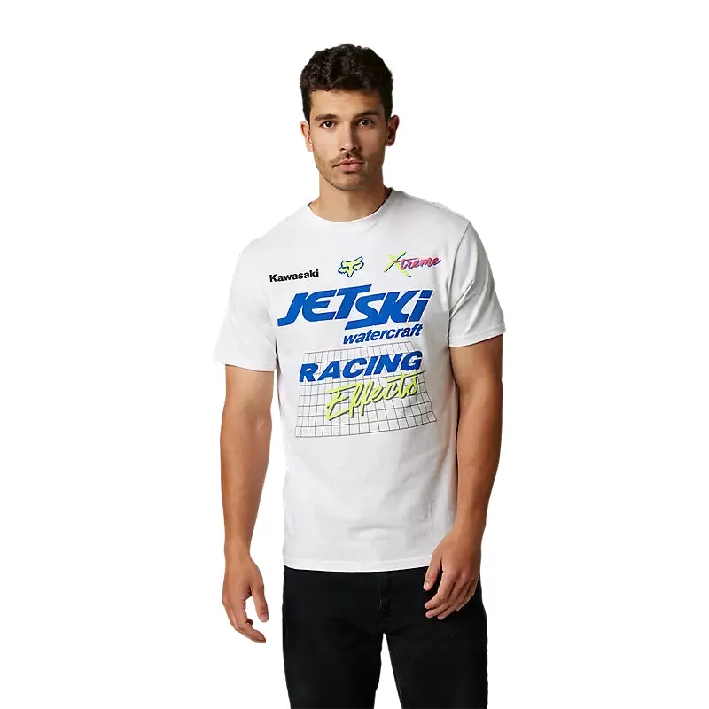 Polera Lifestyle Kawasaki Wet 'N' Wild Blanco Fox