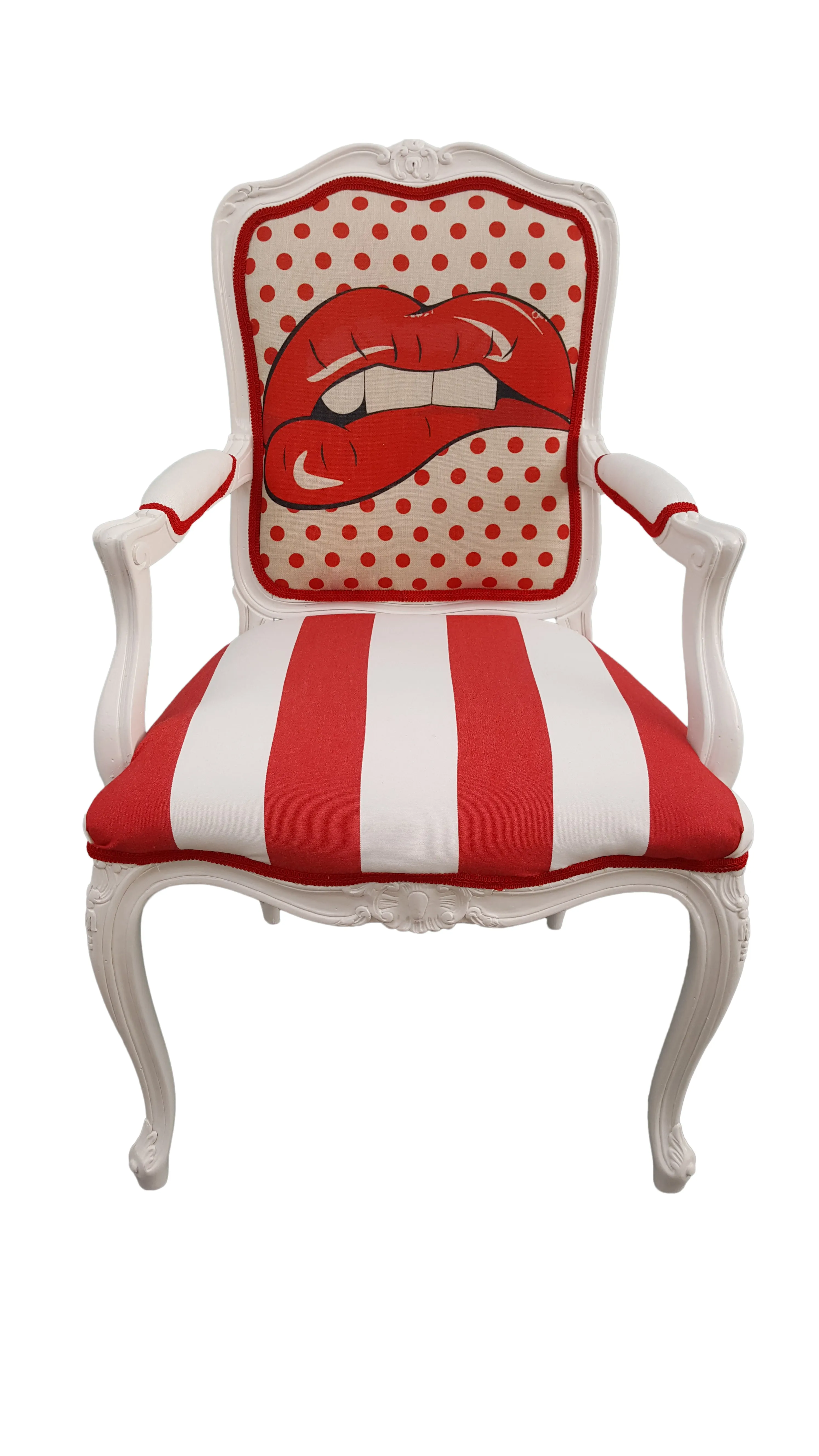 Pop Art Armchair - Red Lips