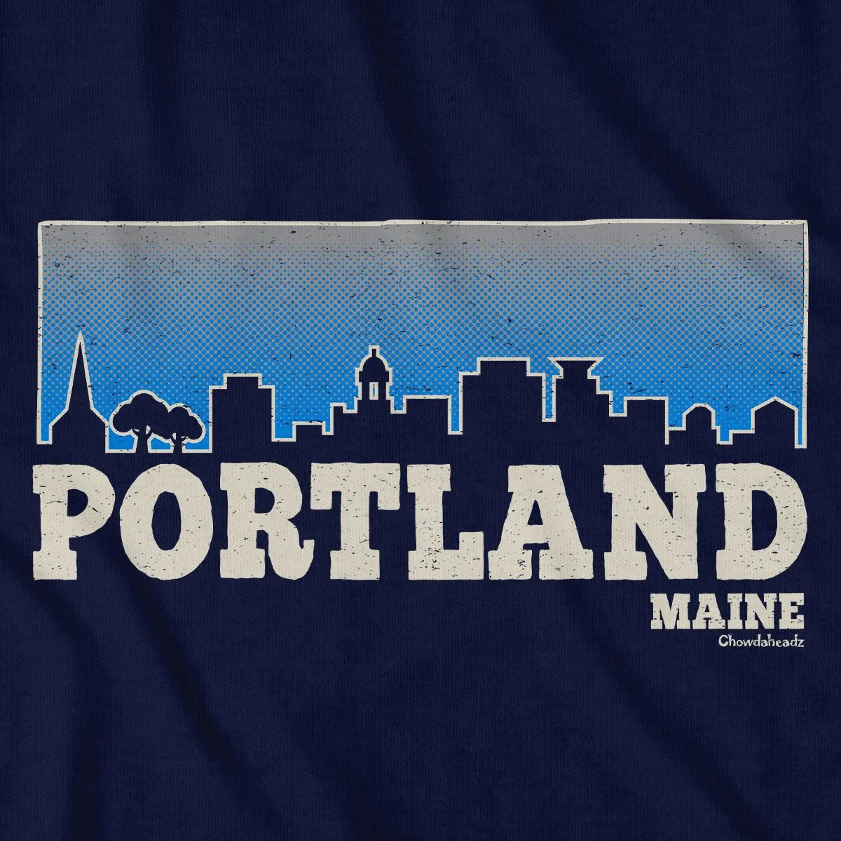 Portland Maine Skyline T-shirt