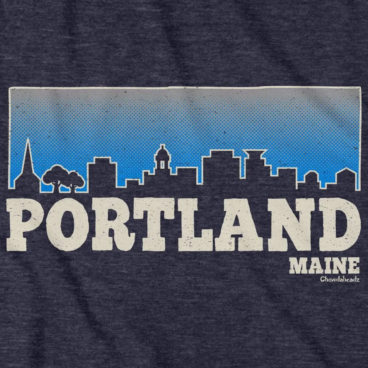 Portland Maine Skyline T-shirt