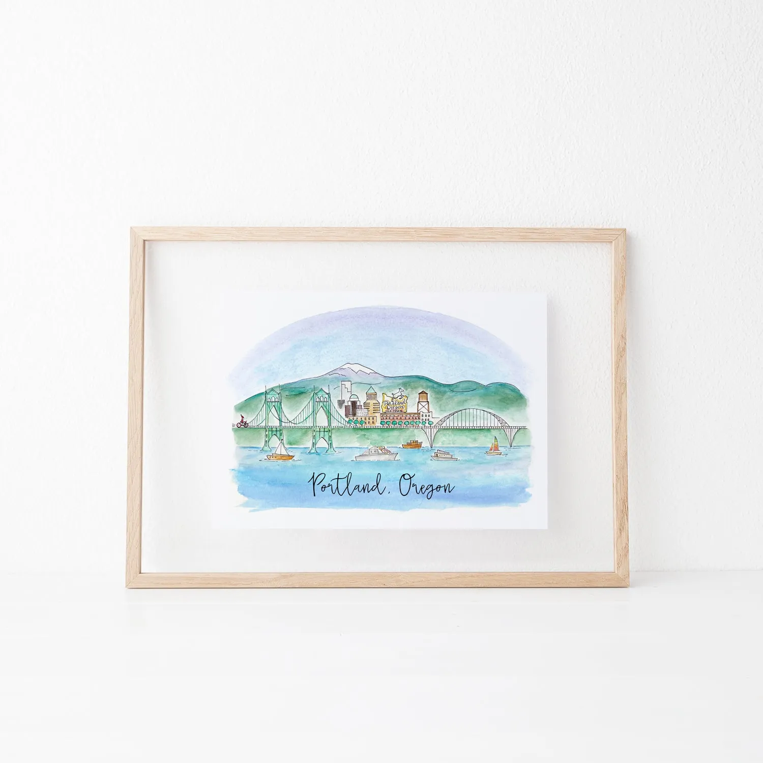 Portland, Oregon Art Print