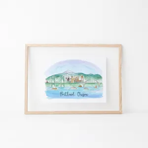 Portland, Oregon Art Print
