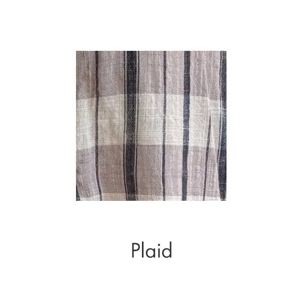 Potter's Top in Grey Striped Khadi