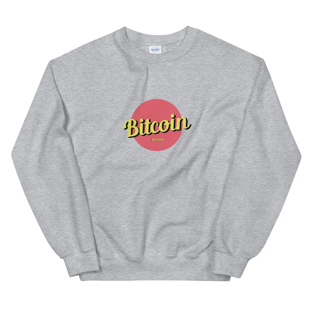 "The Retro" Bitcoin Womens Sweatshirt