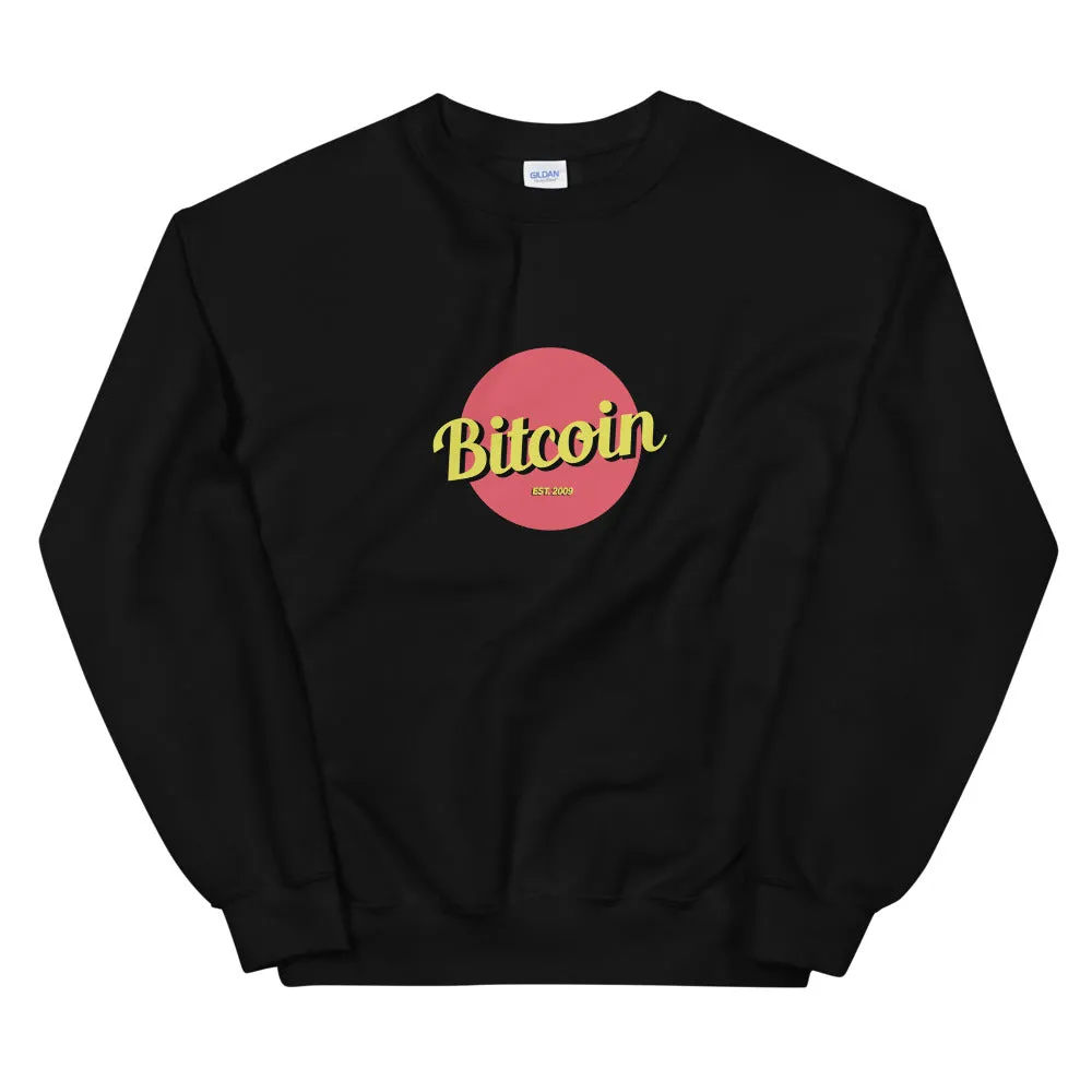 "The Retro" Bitcoin Womens Sweatshirt