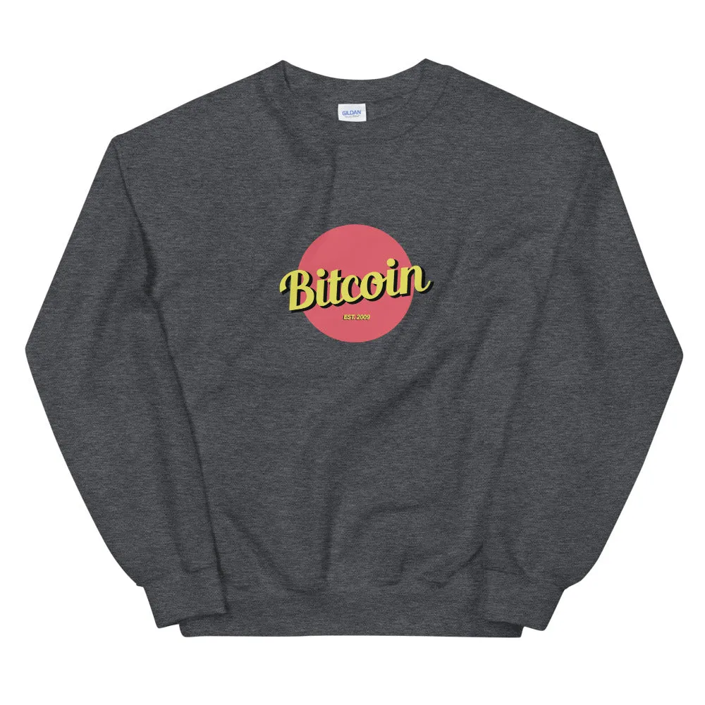 "The Retro" Bitcoin Womens Sweatshirt