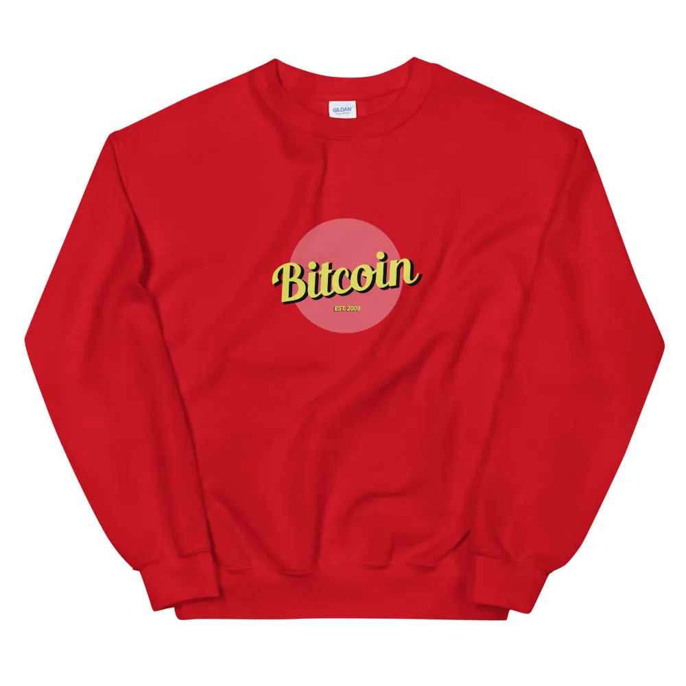 "The Retro" Bitcoin Womens Sweatshirt
