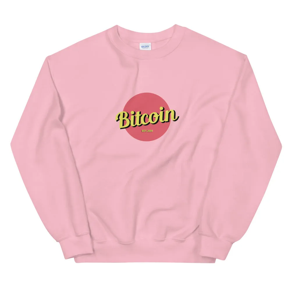 "The Retro" Bitcoin Womens Sweatshirt