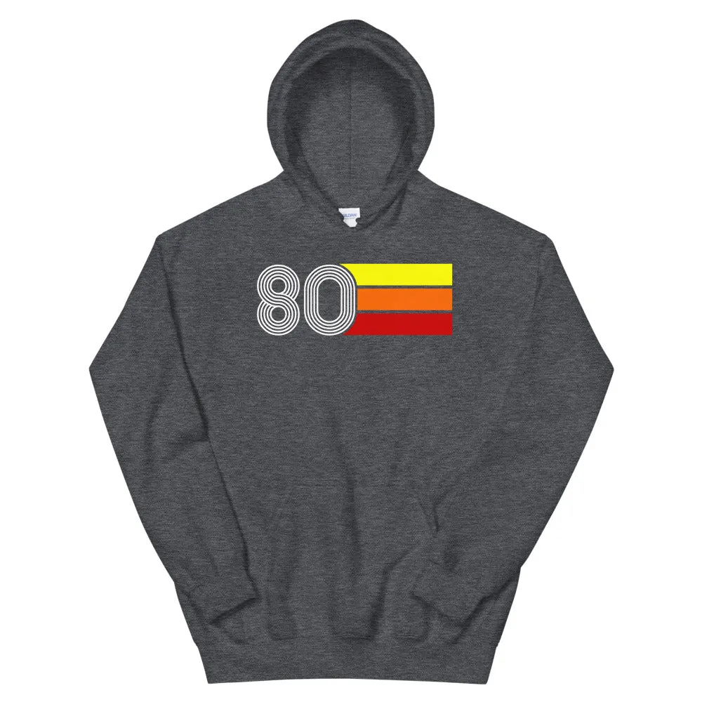 Retro Expo 1980 Men's Women's Unisex Hooded Sweatshirt