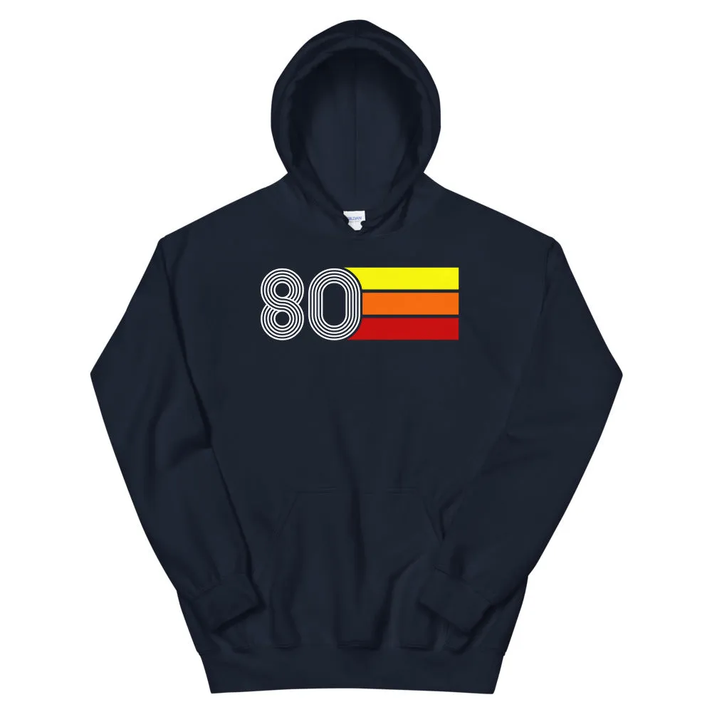 Retro Expo 1980 Men's Women's Unisex Hooded Sweatshirt