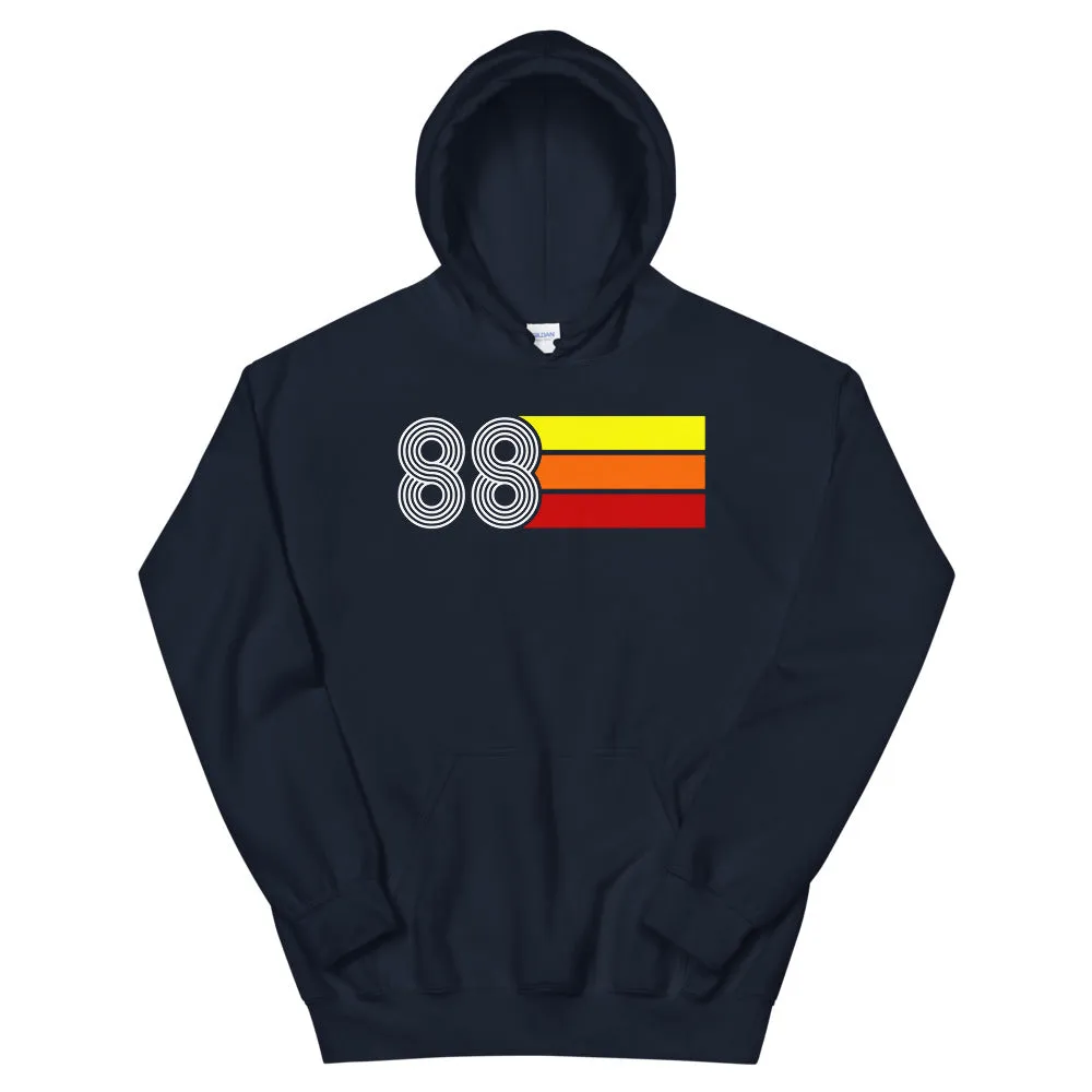 Retro Expo 1988 Men's Women's Unisex Hooded Sweatshirt