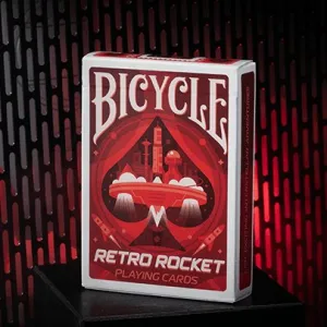 Retro Rocket Playing Cards