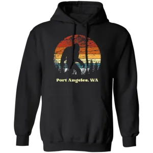 Retro Sunset Sasquatch PA Grunge Pullover Hoodie