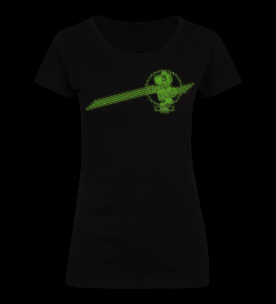 Rocket Beans TV - Retro Klub - Girlshirt / Glow in the dark