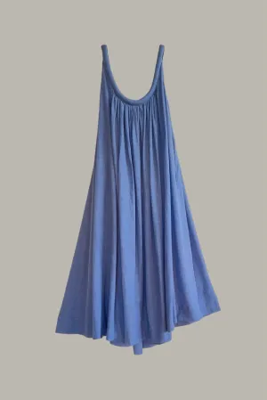 Sahara Chemise Dress French Blue Cotton Gauze