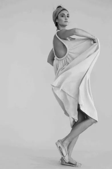 Sahara Chemise Dress French Blue Cotton Gauze