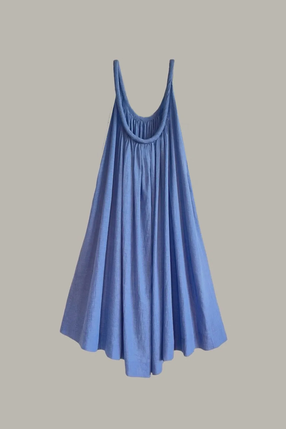 Sahara Chemise Dress French Blue Cotton Gauze