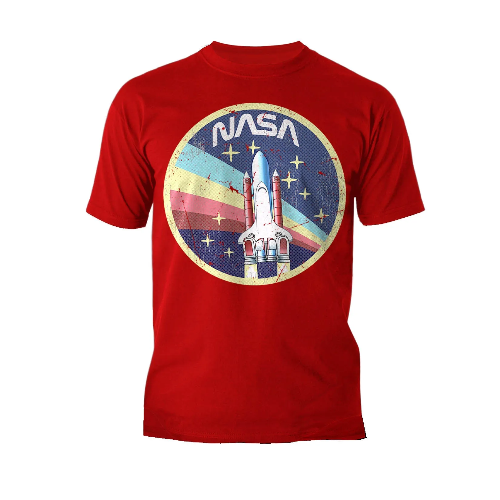 Science Space NASA Logo Rocket Retro Vintage Nerd Geek Chic Official Men's T-shirt