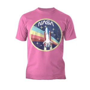 Science Space NASA Logo Rocket Retro Vintage Nerd Geek Chic Official Men's T-shirt