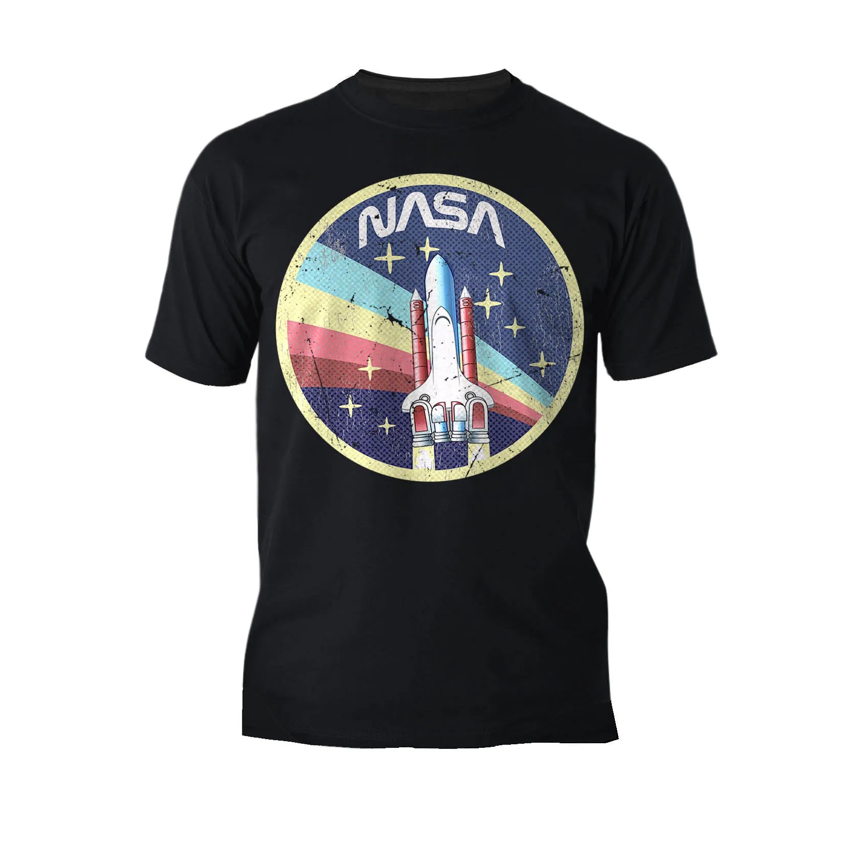 Science Space NASA Logo Rocket Retro Vintage Nerd Geek Chic Official Men's T-shirt