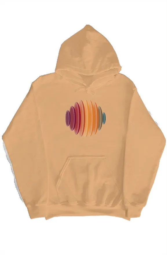 SMF 3D Retro Old Gold Sunset Hoodie