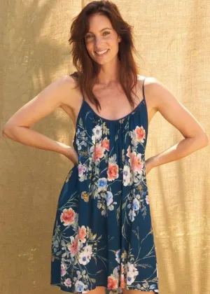 Sophia Nightie in Navy Floral