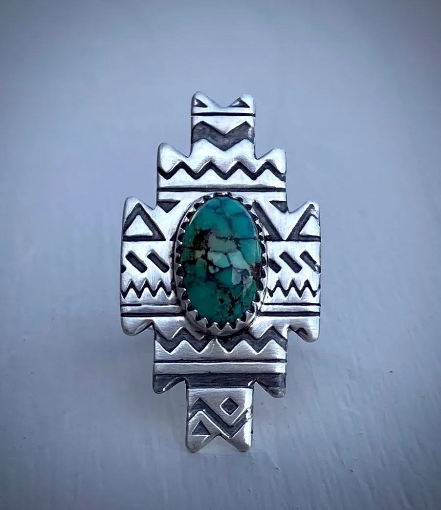 Southwestern Hubei Turquoise Ring