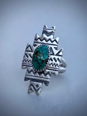 Southwestern Hubei Turquoise Ring