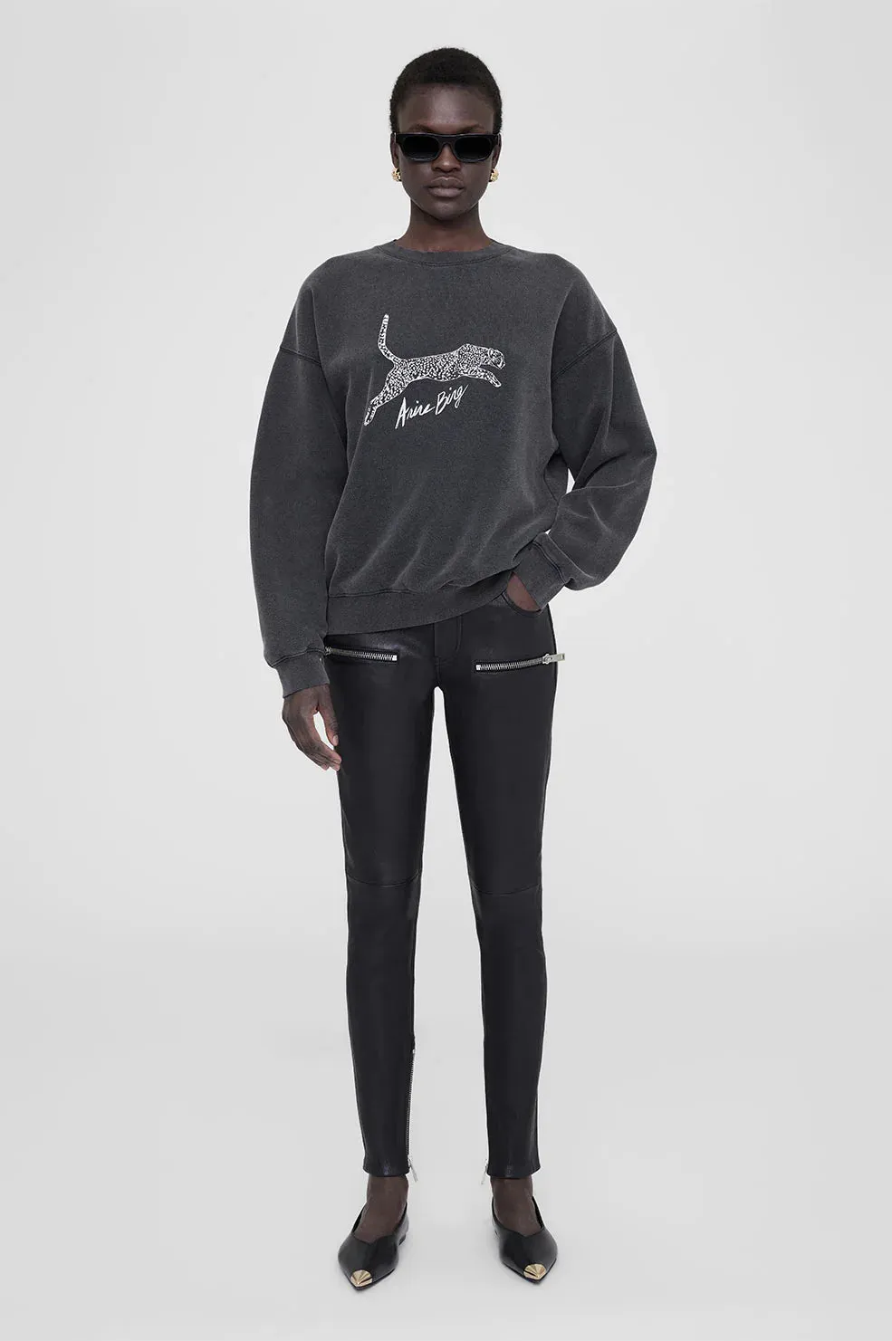 Spencer Sweatshirt Spotted Leopard