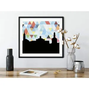 Springfield, Ohio geometric skyline