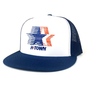 Star Fade | Two-Tone Trucker Hat (Navy/White)