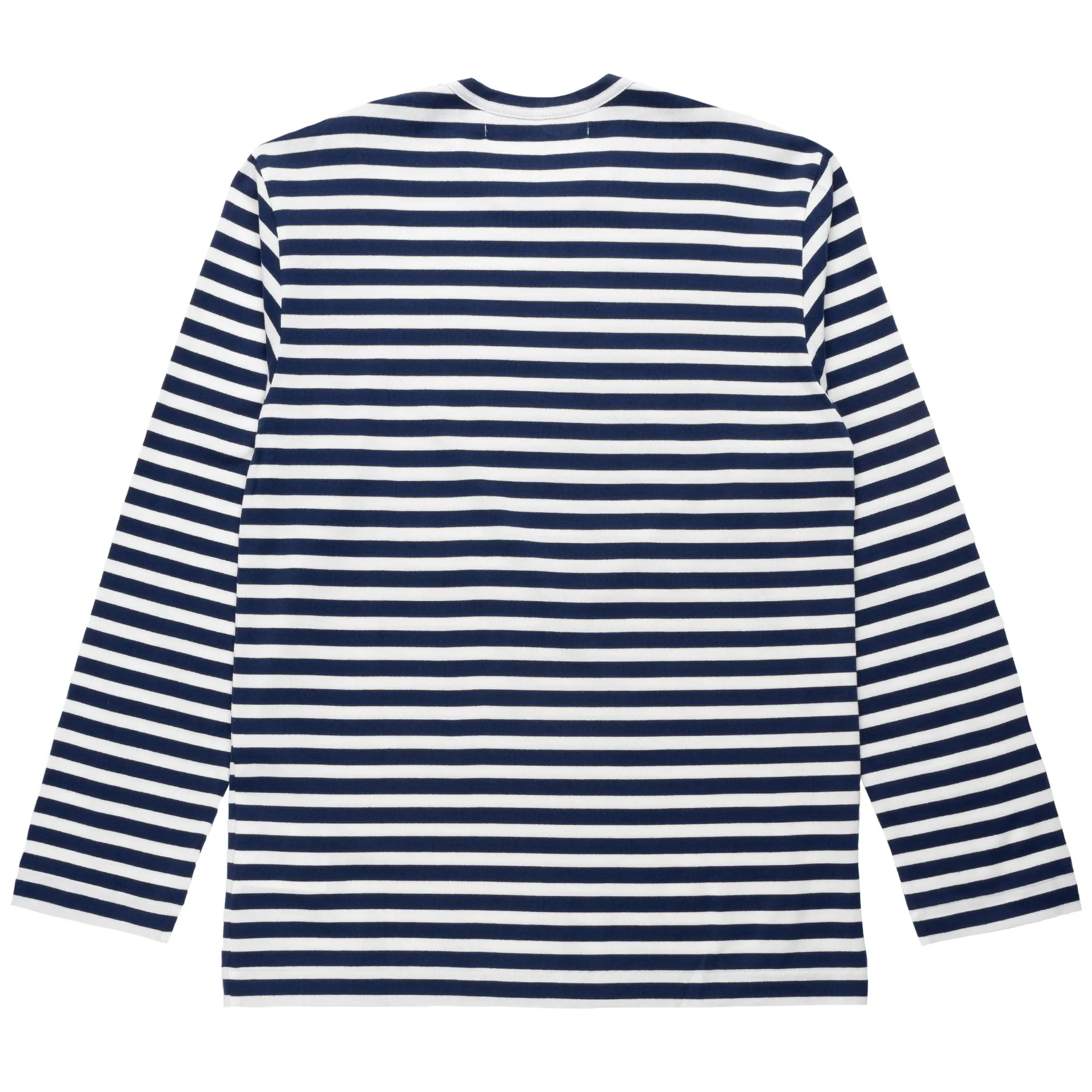 Stripe Pixel Heart LS Tee AZ-T324-051-1 Navy