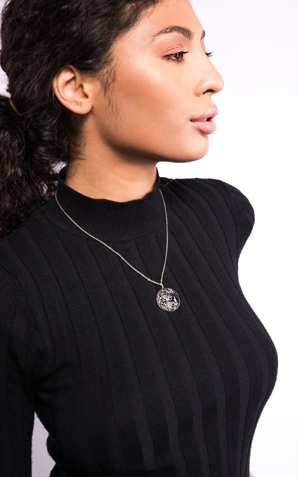 Sydney Silver - City Map Necklace