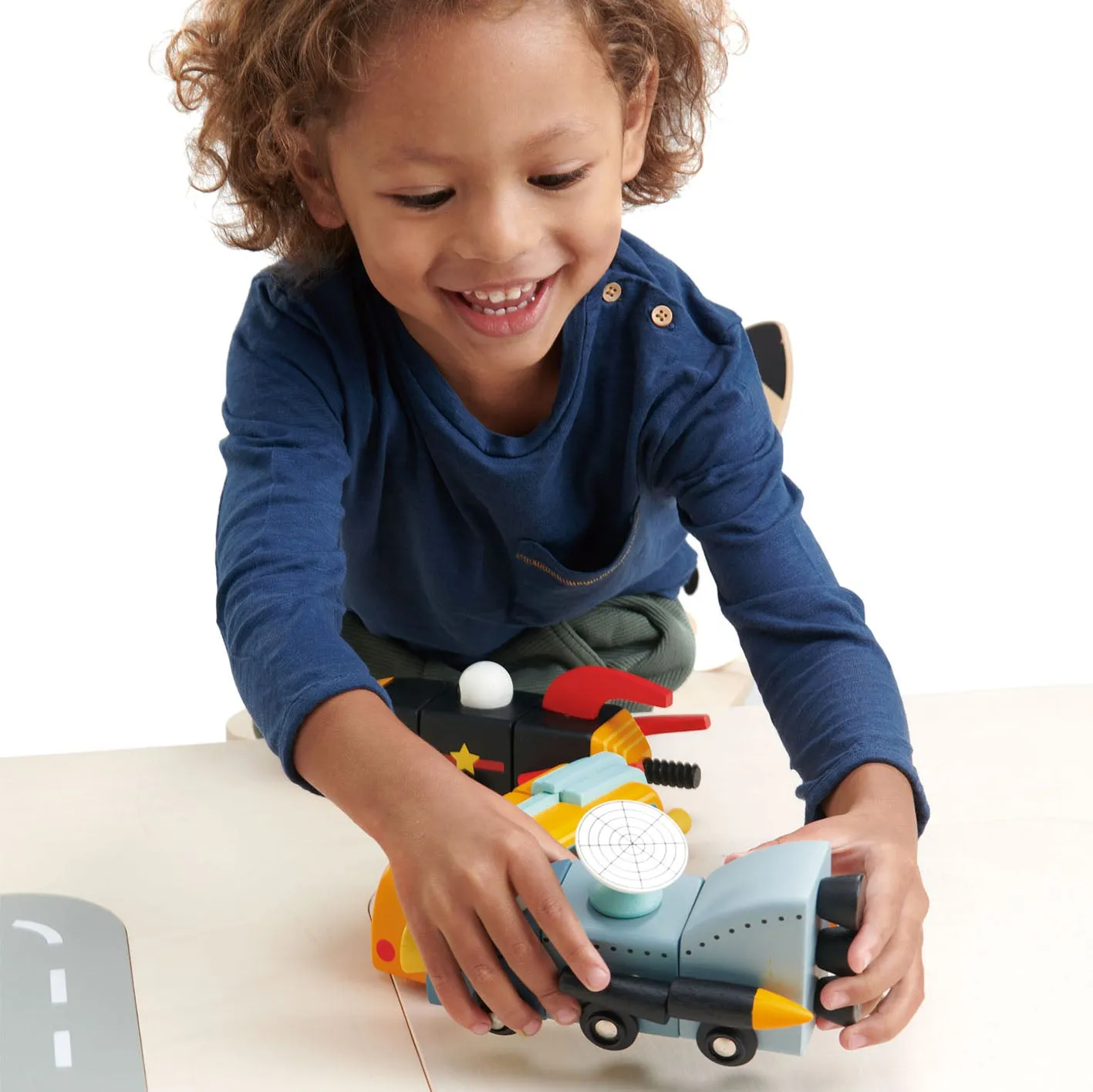 Tender Leaf Wooden Toy Space Race