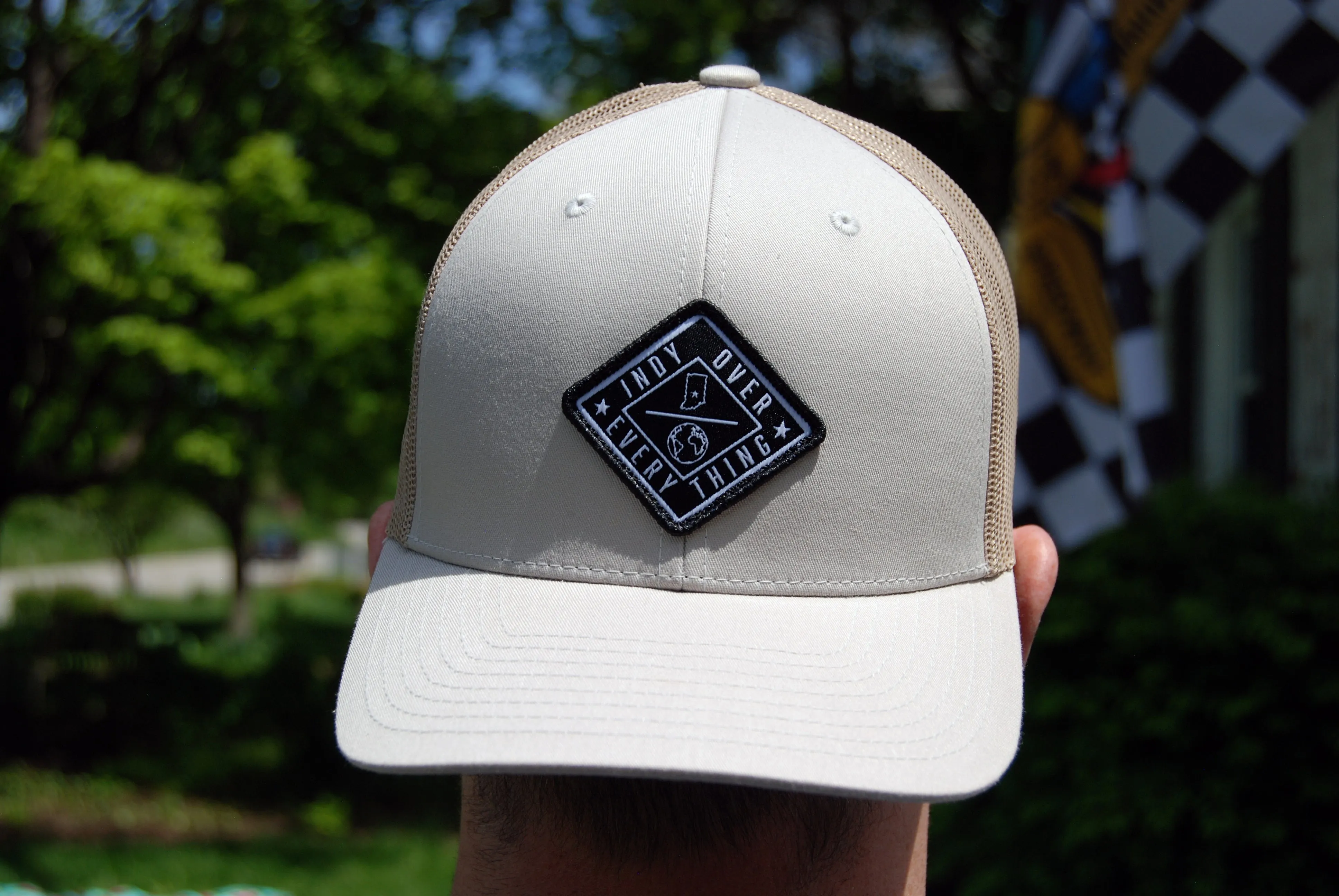 THE AVENUE TRUCKER HAT - TAN/TAN