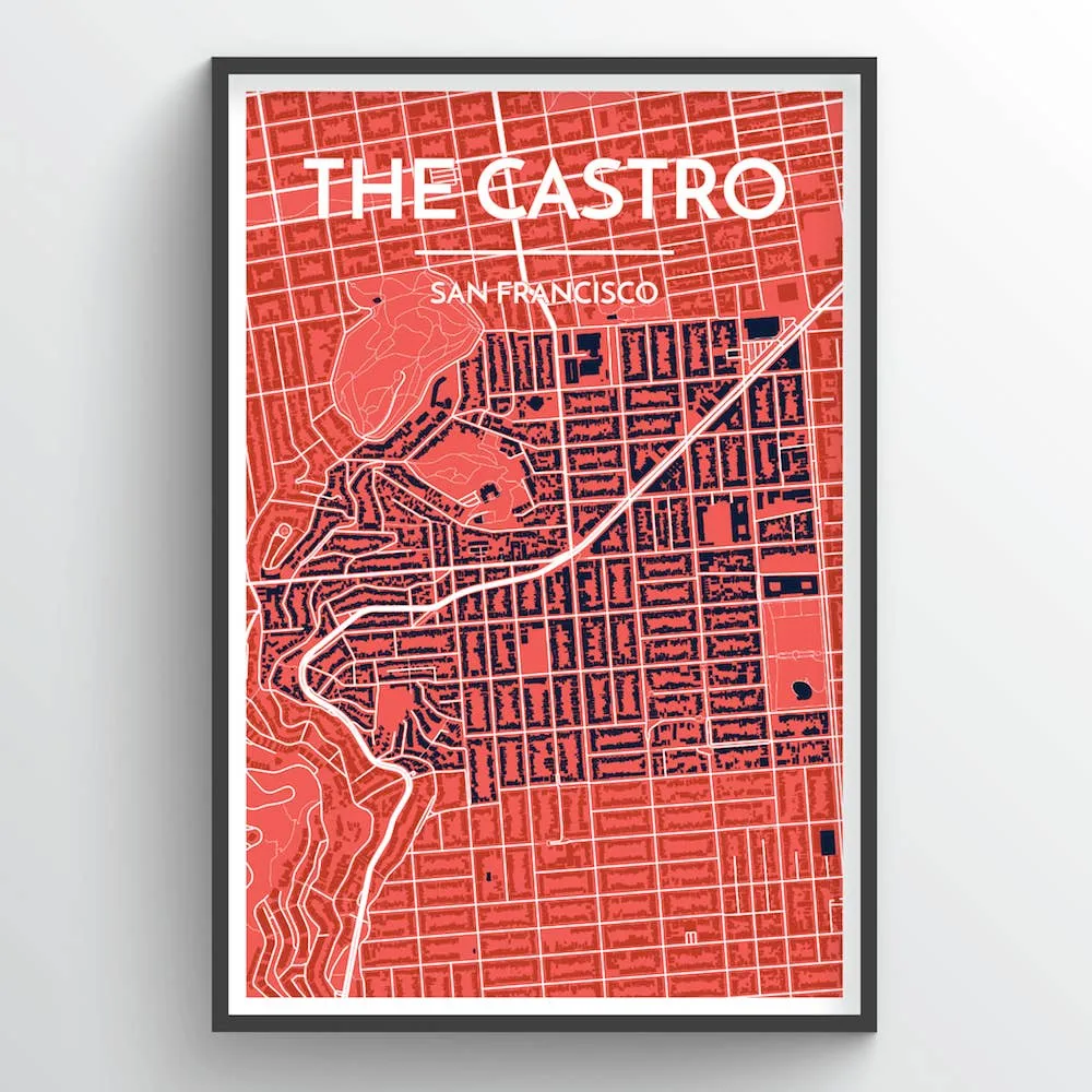 THE CASTRO, SF CITY MAP