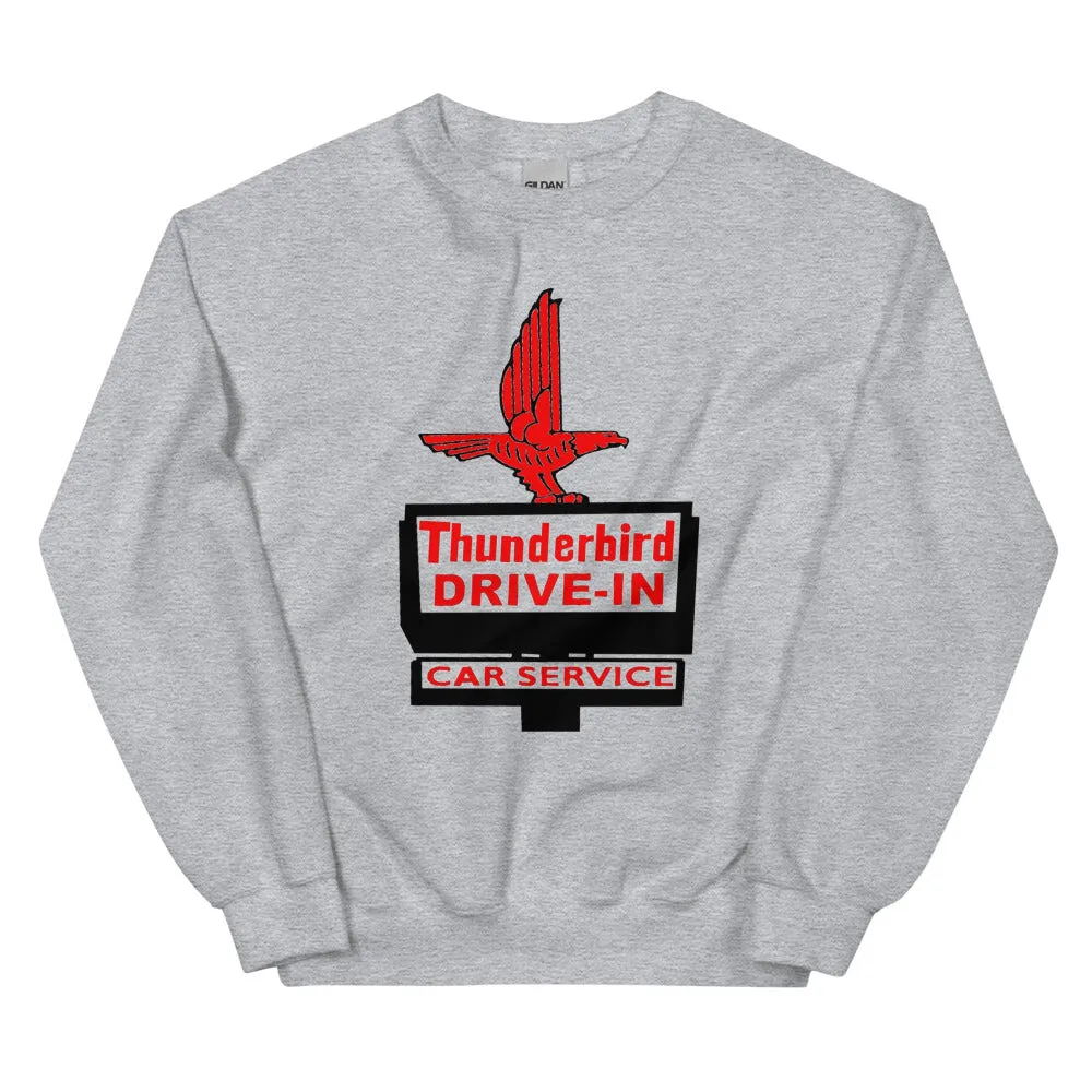 Thunderbird Drive-In Vintage logo Unisex Sweatshirt