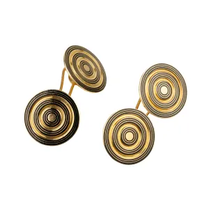 Turn of the Century Enamel Cufflinks