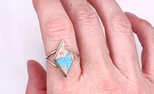 Turquoise Rose Ring