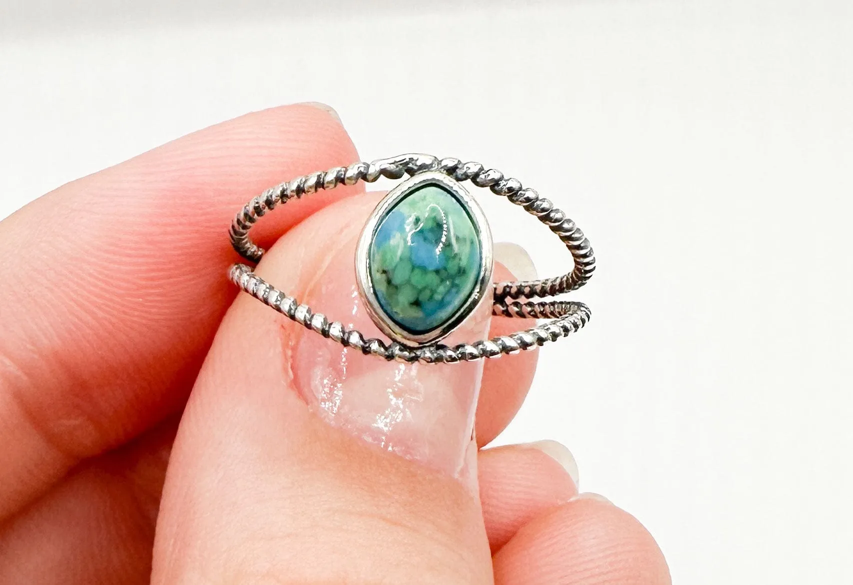 Turquoise Split Ring