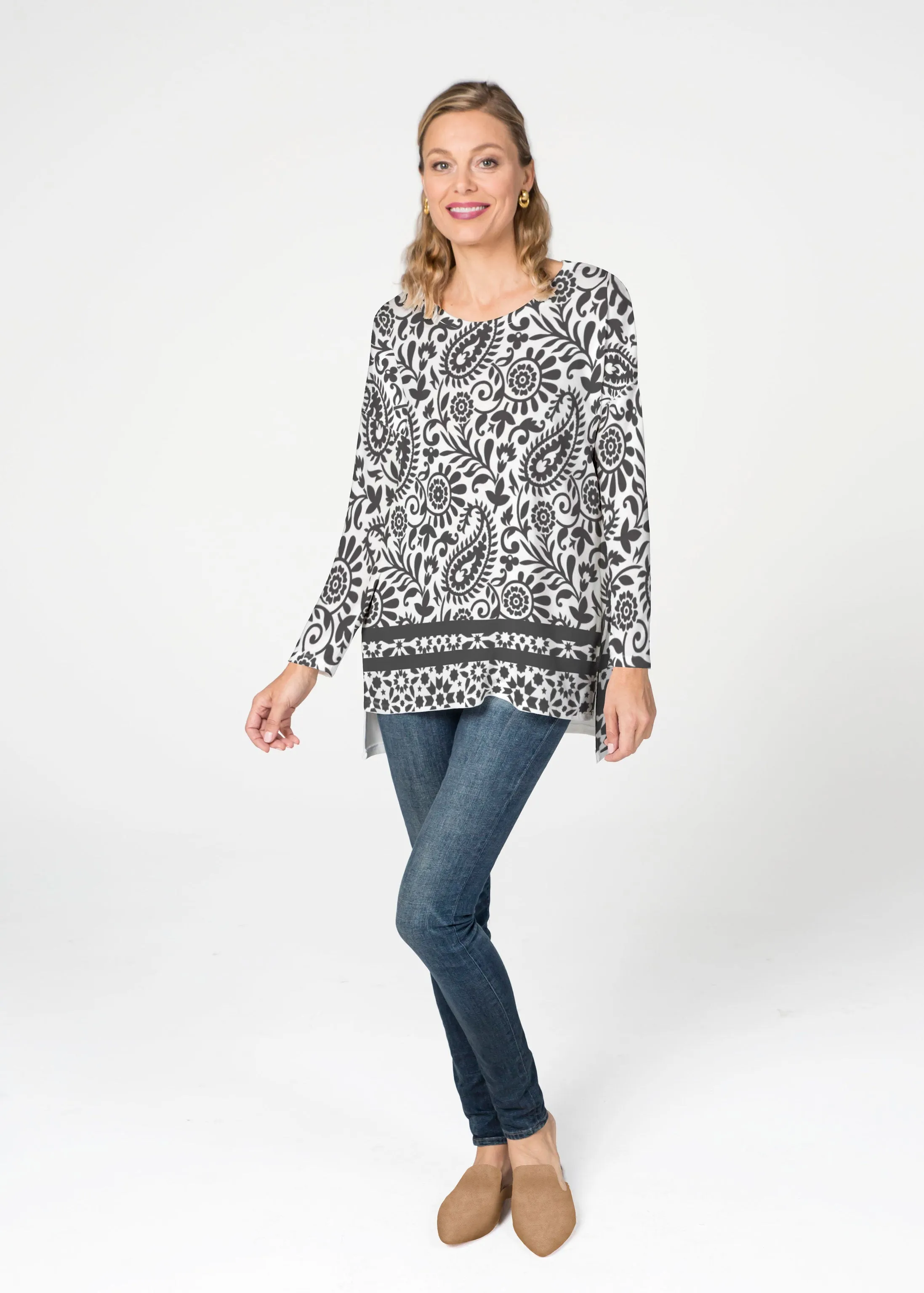 Victoria (14301) Slouchy Butterknit Top