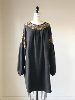 Vienna smock dress with ties #1