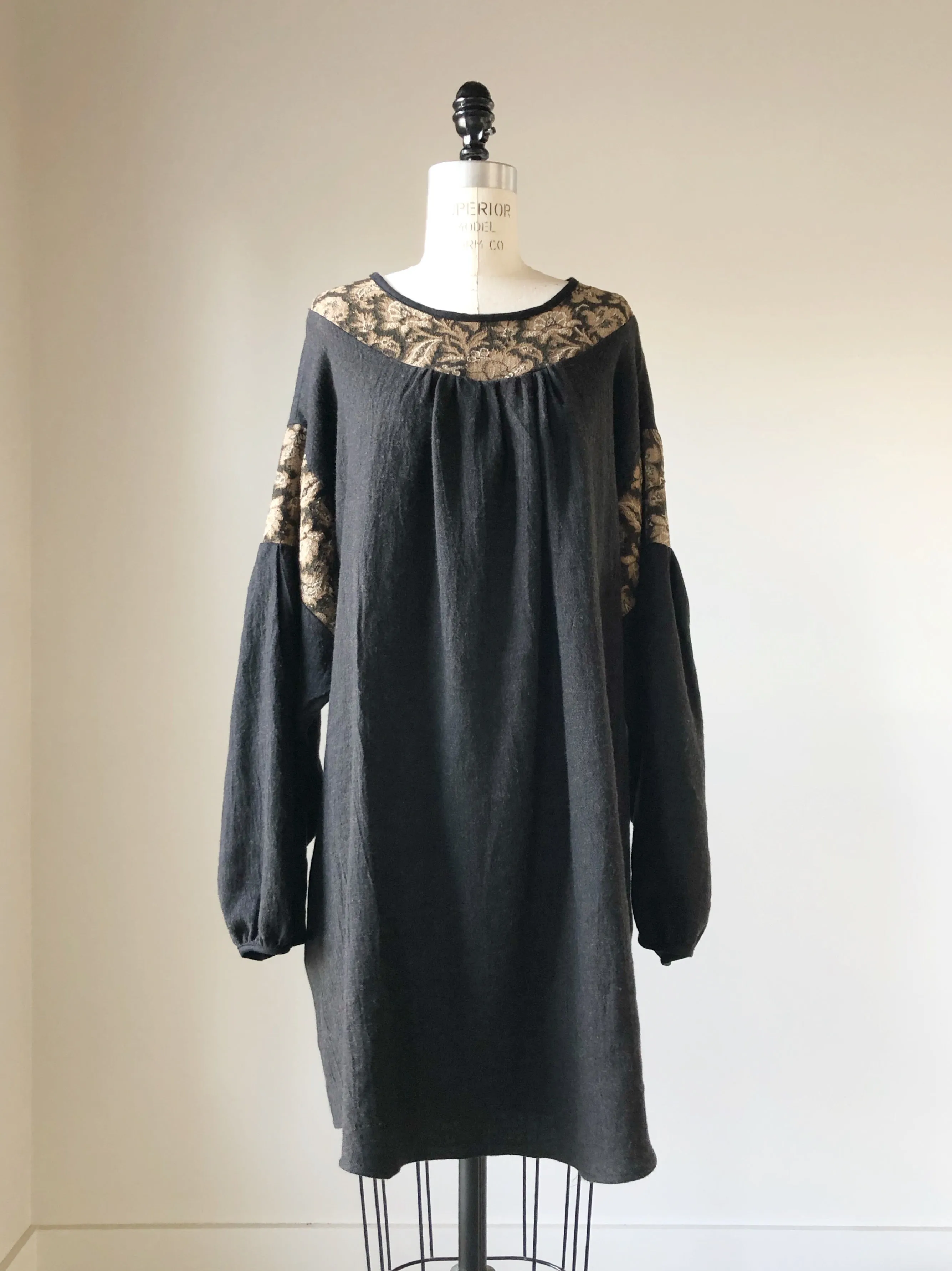 Vienna smock dress with ties #1