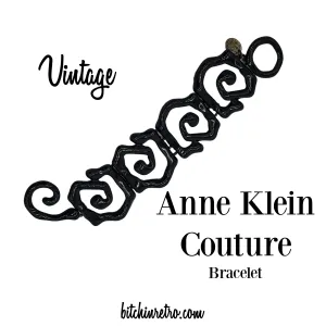 Vintage and Dramatic Anne Klein Couture Bracelet