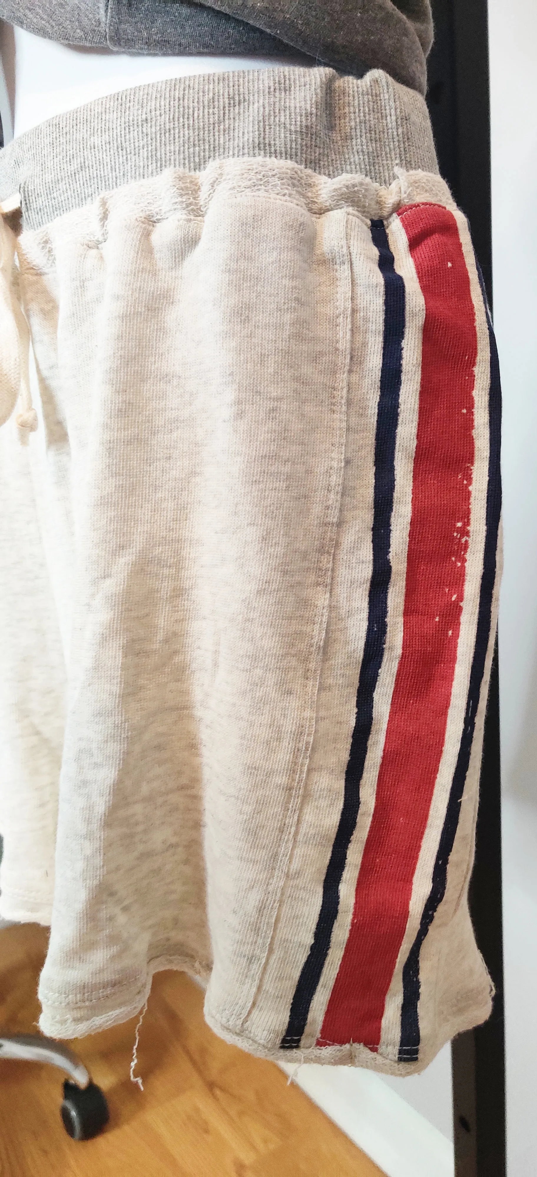 Vintage French Terry Striped Shorts